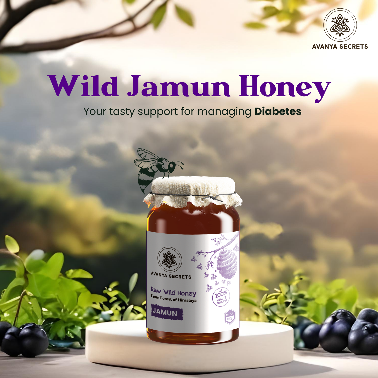 Wild Jamun Honey