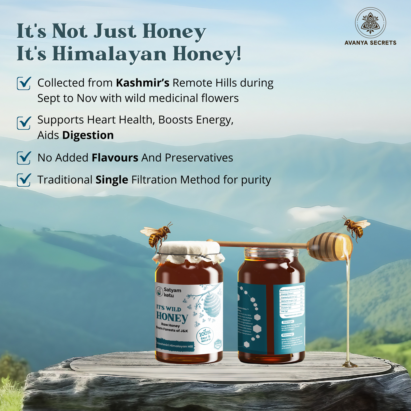 Kashmiri Himalayan Hill Honey