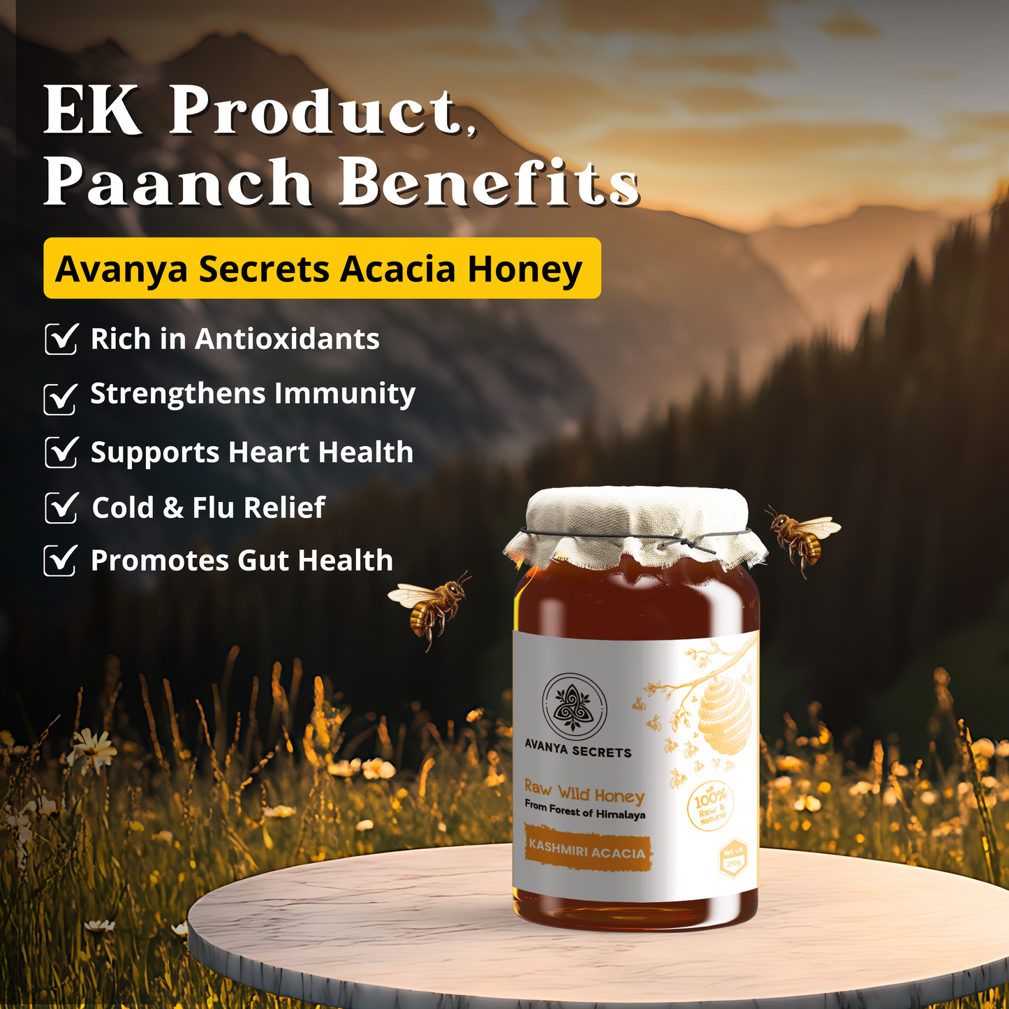 Kashmiri Acacia Honey