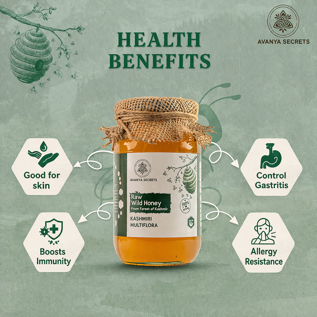 Kashmiri Multi Flora Honey
